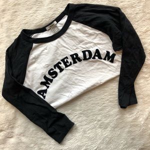 ON SALE “Destroyed” F21 Baseball Tee
